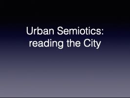 Semiotics of the City